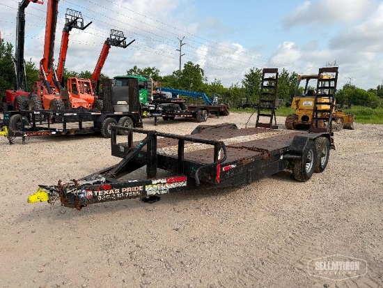 2011 Texas Pride 16ft T/A Flatbed Trailer [YARD 2]
