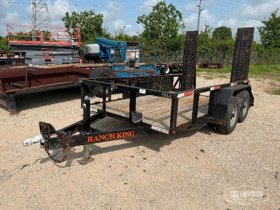 2018 Ranch King 12ft T/A Flatbed Trailer [YARD 2]