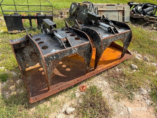 72in Grapple Bucket Skid Steer Attachment [YARD 2]
