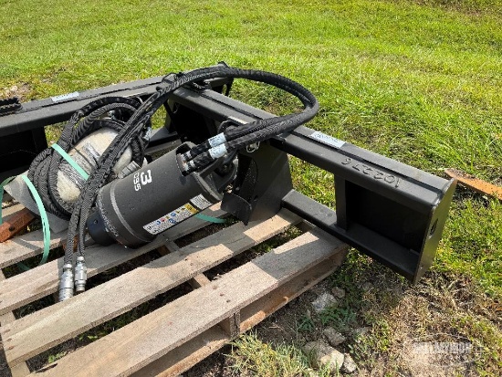 Unused Digger Hydraulic Auger Skid Steer Attachment [YARD 2]