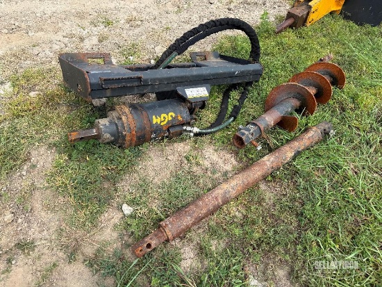 Digger Hydraulic Auger Skid Steer Attachment [YARD 2]