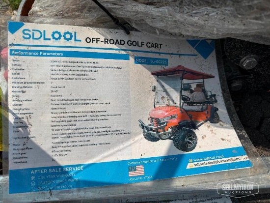 Unused 2026 SDLOOL SL-GC22S 4-Passenger Off-Road Golf Cart [YARD 1]