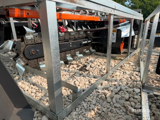 Unused 2026 Wolverine TCR-12-48H 48in Trencher Skid Steer Attachment [YARD 1]