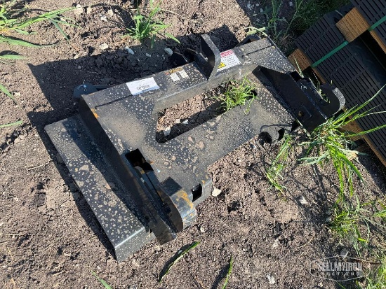 Unused 2026 Wolverine PT-16-02C Skid Steer Quick Tach to 3-Point Adapter [YARD 1]