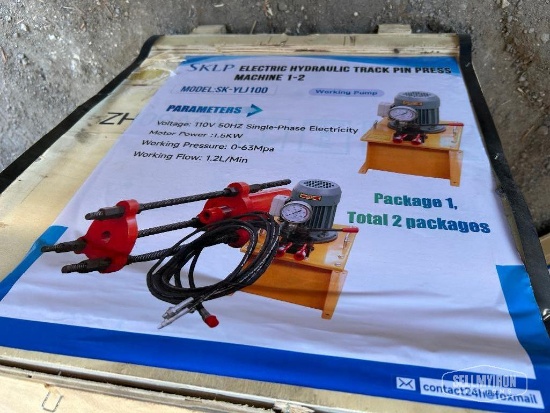 Unused 2026 SKLP SK-YLJ100 Electric Hydraulic Track Pin Press Machine [YARD 1]