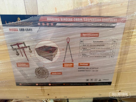 Unused 2026 LandHonor LHR-LS45 Rigging, Binder and Transport Chain Package [YARD 1]