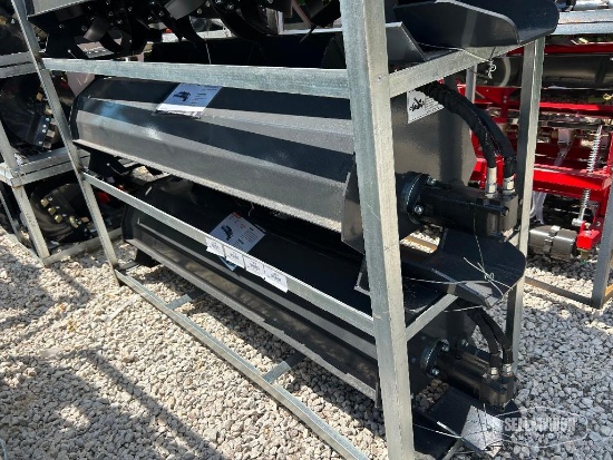 Unused 2026 Wolverine TL-12-72W 72in Hydraulic Rotary Tiller Skid Steer Attachment [YARD 1]