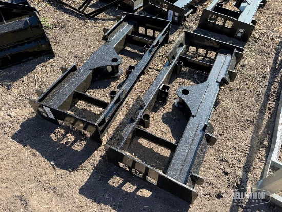 (2) Unused 2026 Wolverine PFF1-13-45W Pallet Fork Frame Skid Steer Attachment [YARD 1]