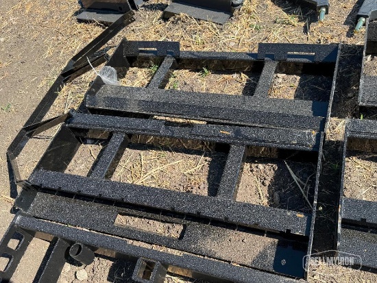 (2) Unused 2026 Wolverine PFF2-13-45W Pallet Fork Frame Skid Steer Attachment [YARD 1]