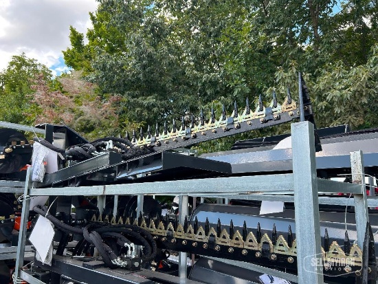 Unused 2026 Wolverine SBM-12-72W 72in Sickle Bar Mower Skid Steer Attachment [YARD 1]