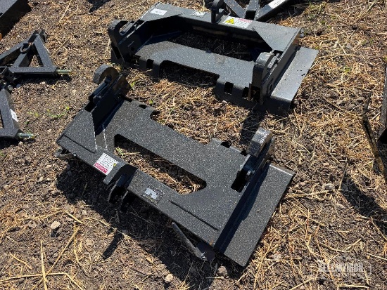 (2) Unused 2026 Wolverine PT-16-02C Skid Steer Quick Tach to 3-Point Adapter [YARD 1]