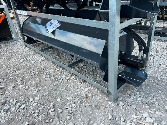 Unused 2026 Wolverine TL-12-72W 72in Hydraulic Rotary Tiller Skid Steer Attachment [YARD 1]