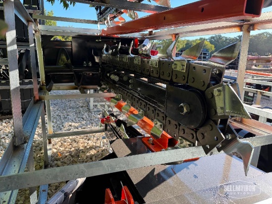 Unused 2026 Wolverine TCR-12-48H 48in Trencher Skid Steer Attachment [YARD 1]