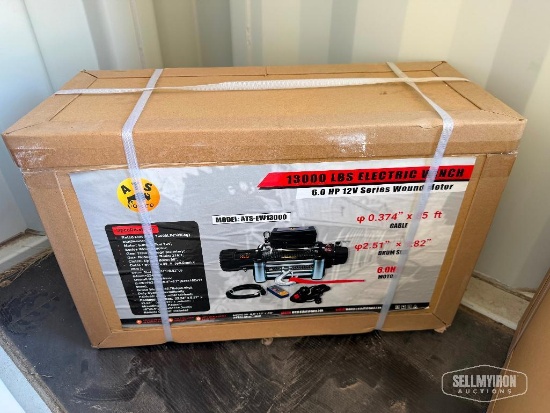 Unused 2026 ATSPower ATS-EW13000 13,000lb Electric Winch [YARD 1]