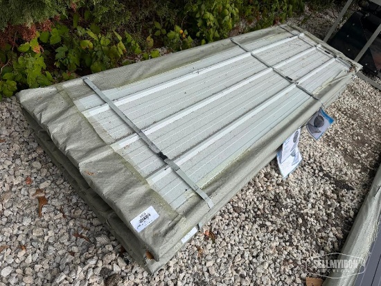 Unused 2026 SKLP SK-XH50 10ft Galvalume Steel Siding / Roofing - Qty 50 Sheets [YARD 1]