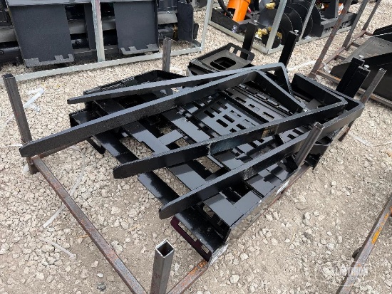 (4) Unused 2026 GIYI GY-DHC 59in Pallet Forks Skid Steer Attachment [YARD 1]