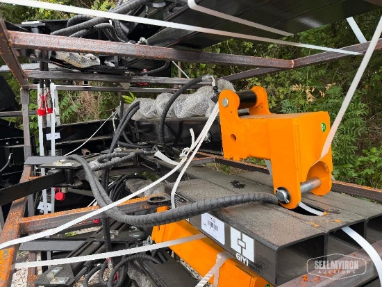 Unused 2026 GIYI GY-TBL47 Telescopic Boom Long Cylinder Skid Steer Attachment [YARD 1]
