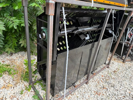 Unused 2026 GIYI GY-RR78 78in Rock Rake Skid Steer Attachment [YARD 1]