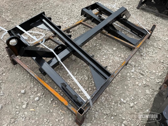 Unused 2026 GIYI GY-TB72 72in Tree Hook Skid Steer Attachment [YARD 1]