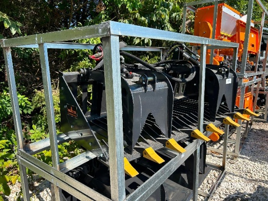 Unused 2026 LandHonor RGB-11-72W 72in Rock Grapple Skid Steer Attachment [YARD 1]