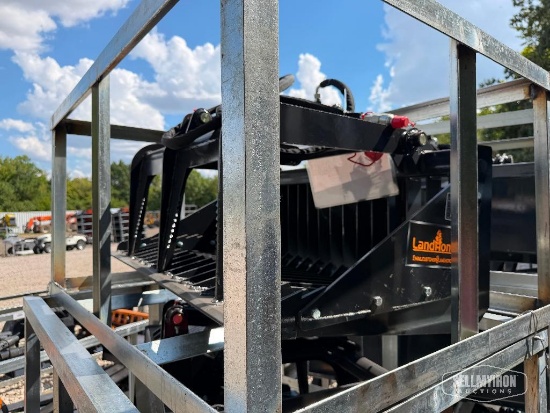 Unused 2026 LandHonor MRB-72-44W 44in Rock Grapple Mini Skid Steer Attachment [YARD 1]