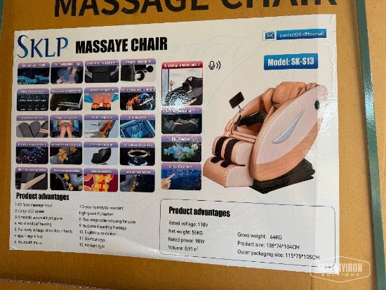 Unused 2026 SKLP SK-S13 Massage Chair [YARD 1]