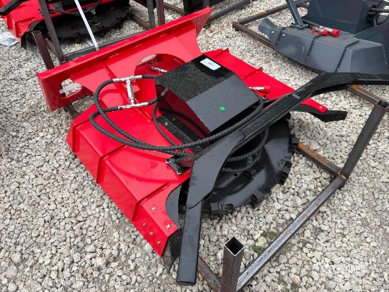 Unused 2026 GIYI GY-XDM43 Disc Mulcher Skid Steer Attachment [YARD 1]
