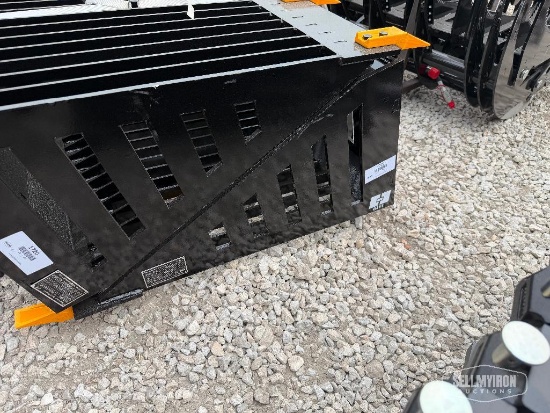 Unused 2026 GIYI GY-RB66 66in Rock / Skeleton Bucket Skid Steer Attachment [YARD 1]