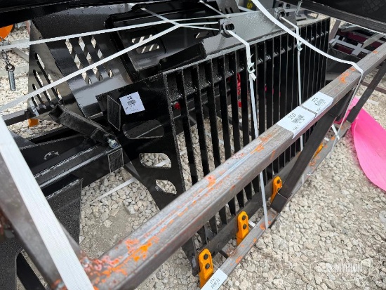 Unused 2026 GIYI GY-RB44 44in Rock / Skeleton Bucket Mini Skid Steer Attachment [YARD 1]