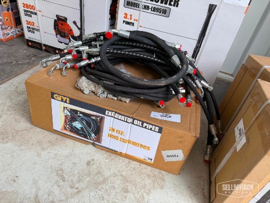 (2) Unused 2026 VICSEC Hydraulic Hose Kit for 1-3 Ton Excavator [YARD 1]