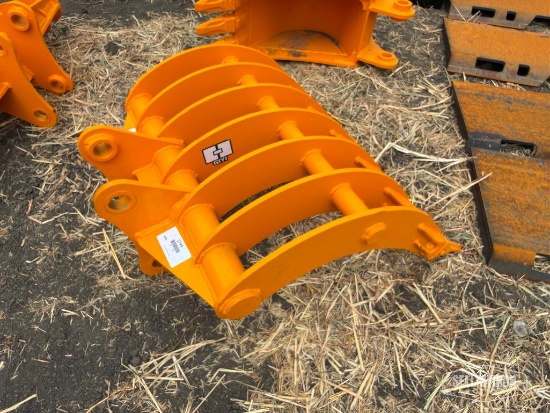 Unused 2026 GIYI CAT 305 Excavator Attachment 32-in Tooth Rake [YARD 1]