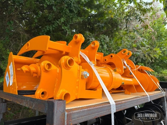Unused 2026 GIYI Qty (8) CAT 301 Mini Excavator Attachment Package [YARD 1]