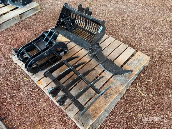 Unused 2026 VICSEC Qty (6) Mini Excavator Attachment Package [YARD 1]