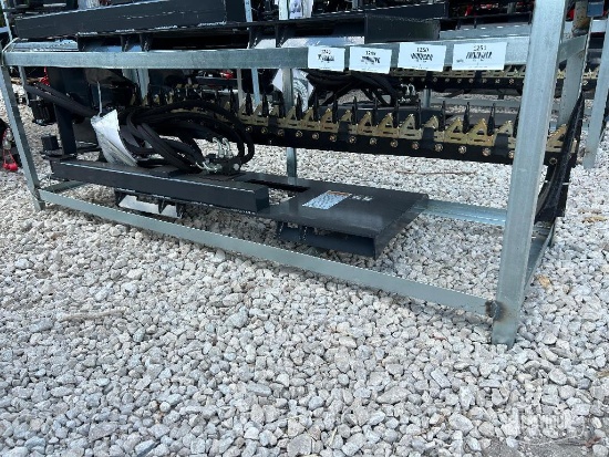 Unused 2026 Wolverine SBM-12-72W 72in Sickle Bar Mower Skid Steer Attachment [YARD 1]