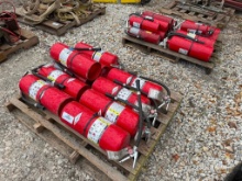 Qty of Charged in the Green Fire Extinguishers [YARD 1]