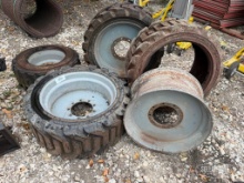 Qty Boom Lift Tires & Rims [YARD 1]