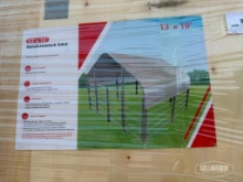 Unused 2026 SDLanch SDLGM1310F 13ft x 10ft Metal Livestock Shed [YARD 1]