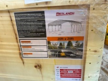 Unused 2026 SDLanch SDLC2020 20ft x 20ft Steel Carport [YARD 1]