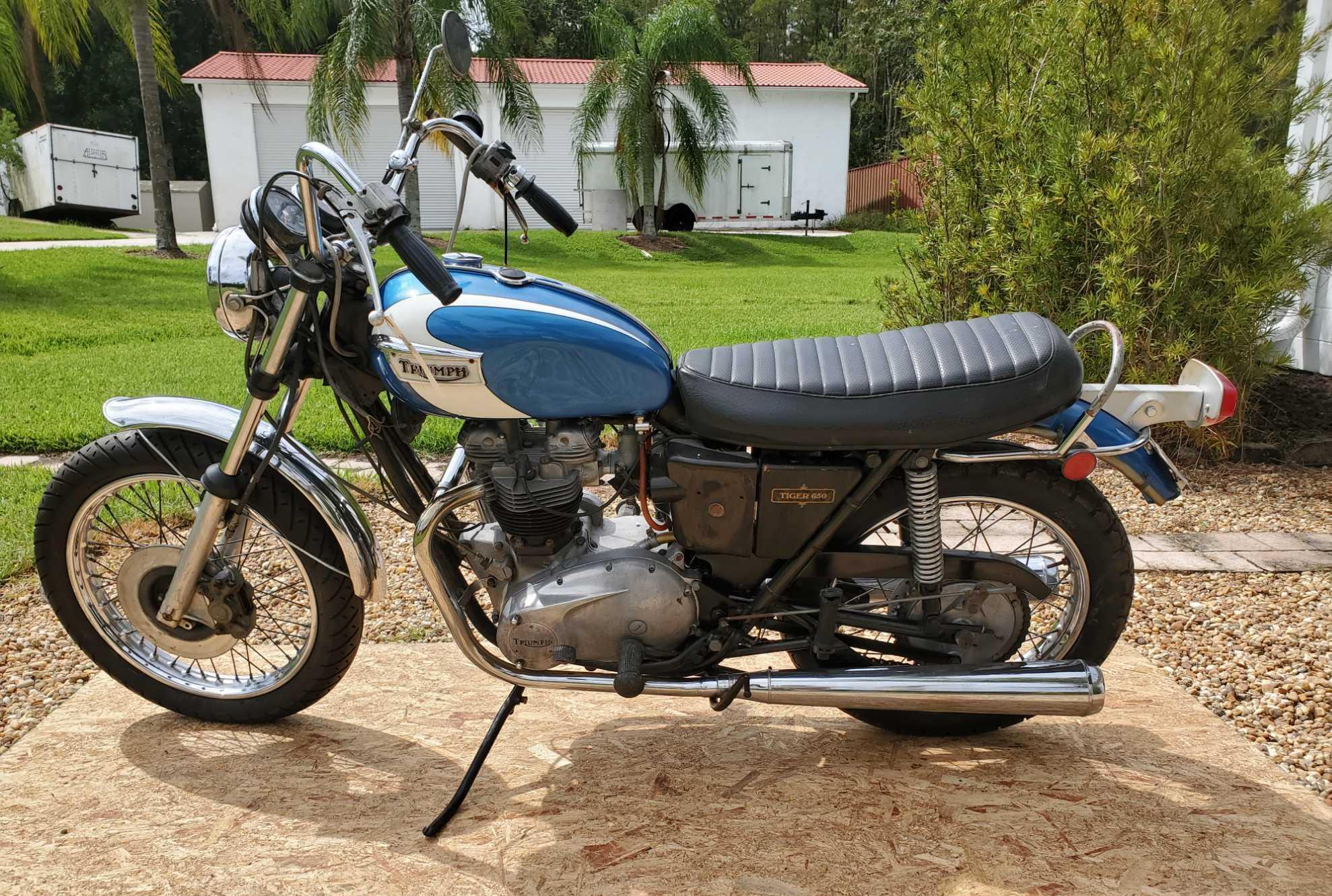 1972 triumph tiger sale 650 for sale