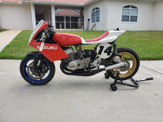 1970's Suzuki Custom Titan 500 GP Race bike