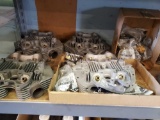 Shelf of redone heads and new valves