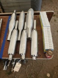 C mufflers & clamps on top