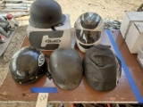 6 helmets