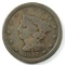 1857 U.S. Braided Hair Half Cent