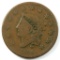1834 U.S. Liberty Head Large Cent. Large 8 and Stars