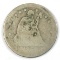 1853 Seated Liberty Quarter Dollar