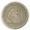 1855 Seated Liberty Quarter Dollar