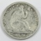 1869-S Seated Liberty Half Dollar
