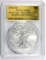 2016-S American Eagle Silver Dollar Certified PCGS MS70
