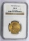 1908 $10 U.S.GOLD Indian Certified NGC MS63 Motto